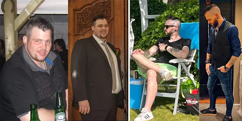 Gastric Bypass - Voor en na - Wesley de Jong